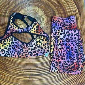 Savage X Fenty 2 piece leopard print set!